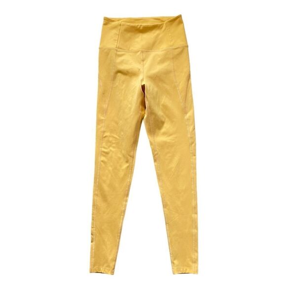 GIRLFRIEND COLLECTIVE Leggings Yellow Size Small - Picture 1 of 6